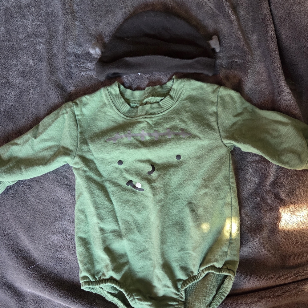 Carters Frankinstein Onesie With Hat Halloween